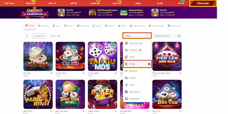 4 bước trải nghiệm game Rikvip đơn giản tại May88